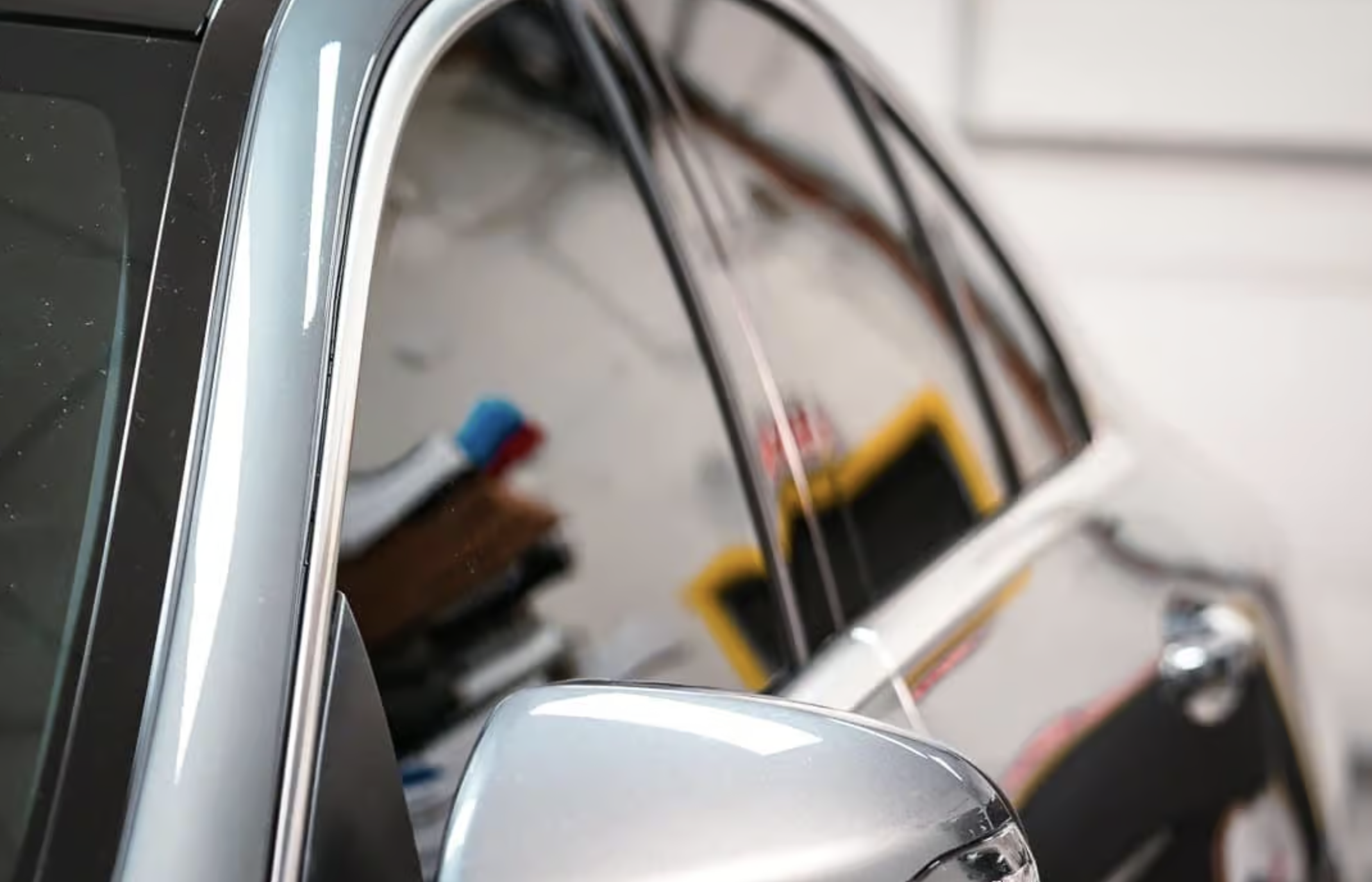 Ceramic window tint installation Atlanta luxury vehicle